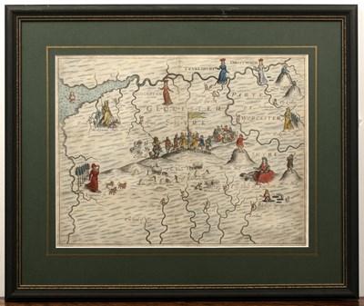 Lot 51 - After Michael Drayton (1563-1631) map of...