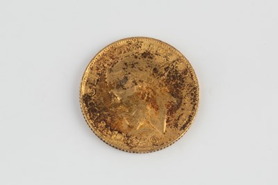 Lot 225 - A George V sovereign, dated 1913, accompanied...