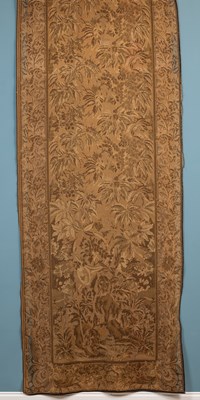 Lot 128 - A set of five tapestry style panels