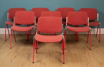 Lot 246 - A set of eight Giancarlo Piretti for Castelli DSC 106 chairs