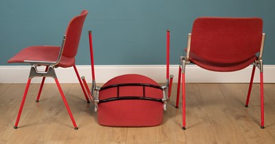 Lot 246 - A set of eight Giancarlo Piretti for Castelli DSC 106 chairs
