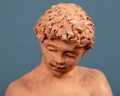 Lot 205 - Karin Jonzen (b.1914-d.1998), Seated mother and child