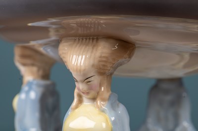 Lot 288 - A Wiener Werkstatte porcelain stand