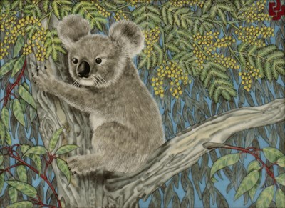 Lot 259 - Clarence Wilson (act. 1950) 'Woodland Fantasy',...