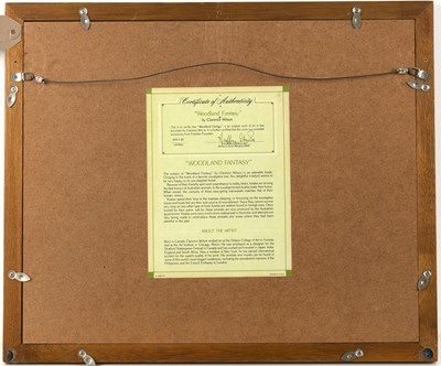 Lot 259 - Clarence Wilson (act. 1950) 'Woodland Fantasy',...