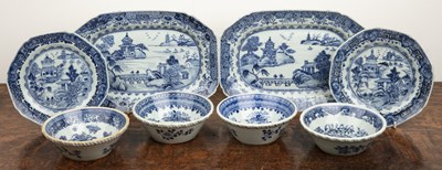 Lot 378 - Group of blue and white porcelain Chinese,...