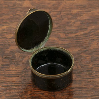 Lot 375 - Limoges enamel pill box French, 18th Century,...