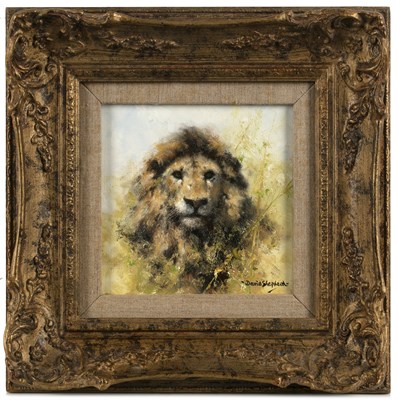 Lot 268 - David Shepherd (1931-2017) A lion's head...