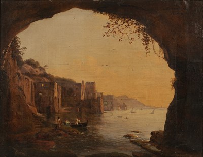 Lot 274 - Antonio Marinoni (1796-1871) A coastal inlet...