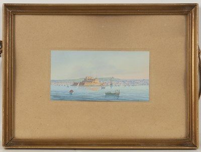 Lot 171 - Joseph Bonello (b.1878) Valetta Harbour, Malta,...