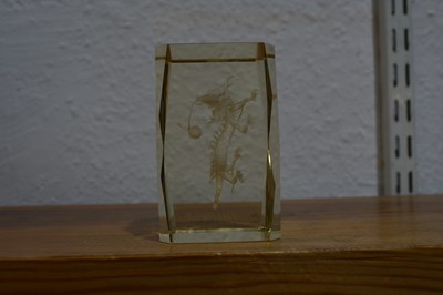 Lot 365 - Five glass paperweights including a French...