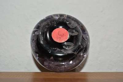 Lot 365 - Five glass paperweights including a French...