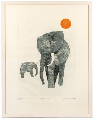 Lot 30 - Julian Trevelyan (1910-1998) Elephants 15/125,...