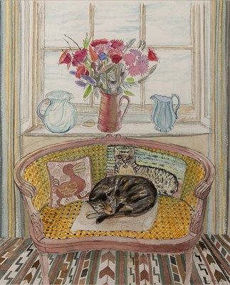 Lot 409 - Richard Bawden (b.1936) Cane's Sofa, 2014...