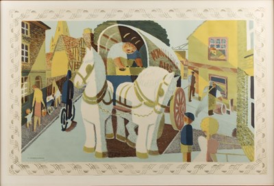Lot 46 - Tom Gentleman (1882-1966) Grey Horses from the...