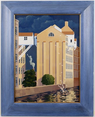 Lot 421 - David Kirk (b.1960) Icarus Falling signed...