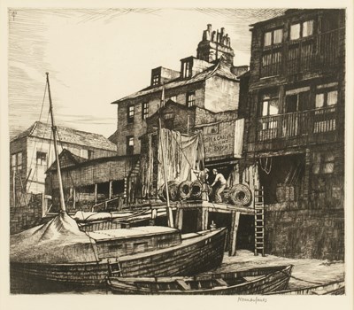 Lot 16 - Norman Janes (1892-1980) 'The Rope Merchants,...
