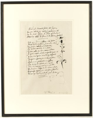 Lot 17 - Pablo Picasso 'A la Capilla de maestra ferrora...