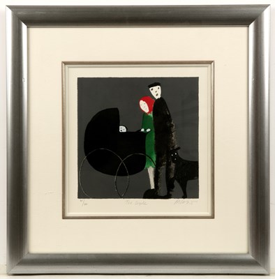 Lot 20 - Mackenzie Thorpe 'The Couple', silkscreen,...