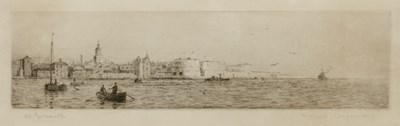 Lot 22 - Rowland Langmaid (1897-1956) 'Old Portsmouth',...