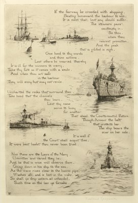 Lot 23 - Rowland Langmaid (1897-1956) Billingsgate from...