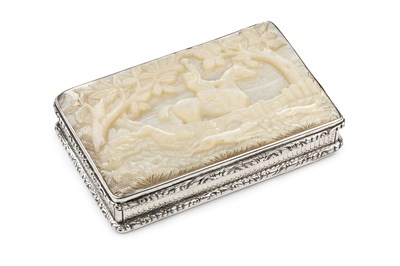 Lot 508 - A George IV silver and mother o'pearl...