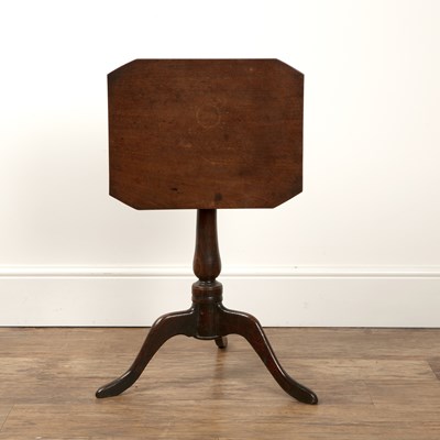 Lot 178 - Oak tilt-top table 18th Century, on tripod...