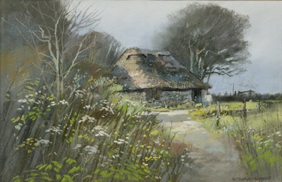 Lot 358 - Norman Battershill (b.1922) Barn in a...