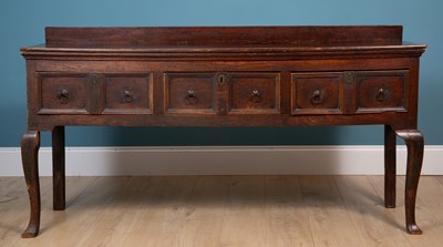 Lot 416 - An 18th century dresser base