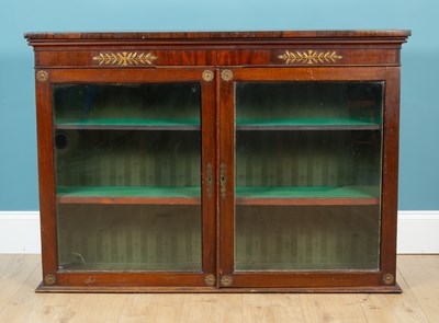 Lot 409 - A Regency mahogany bookcase