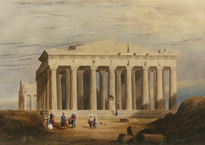 Lot 368 - 19th century English school The Parthenon,...