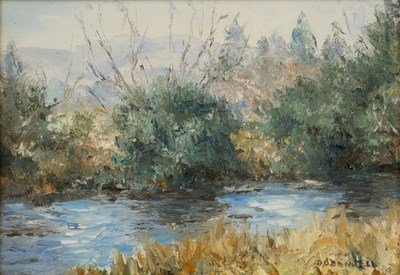 Lot 372 - D * O'Donnell, river landscape