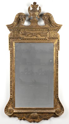 Lot 79 - Giltwood wall mirror in the manner of William...