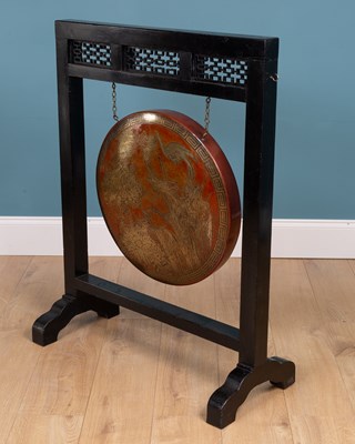 Lot 510 - An Oriental circular gong