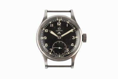 Lot 130 - A military issue stainless steel watch head by...