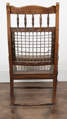 Lot 82 - Rocking chair Dutch Colonial, possibly teak,...