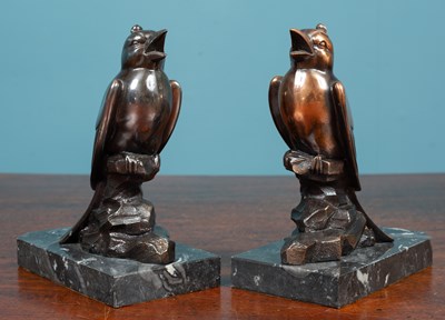 Lot 268 - A pair of French Art Deco style bookends