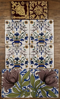 Lot 403 - Group of tiles including two Michelle Soinne...