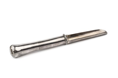 Lot 516 - A George III silver apple corer, with plain...