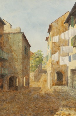 Lot 134 - A * G * Smith View of Provence, watercolour,...