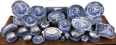 Lot 359 - Copeland Spode Italian blue and white part...