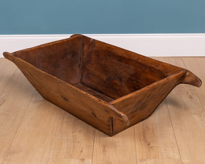 Lot 260 - An old elm trug