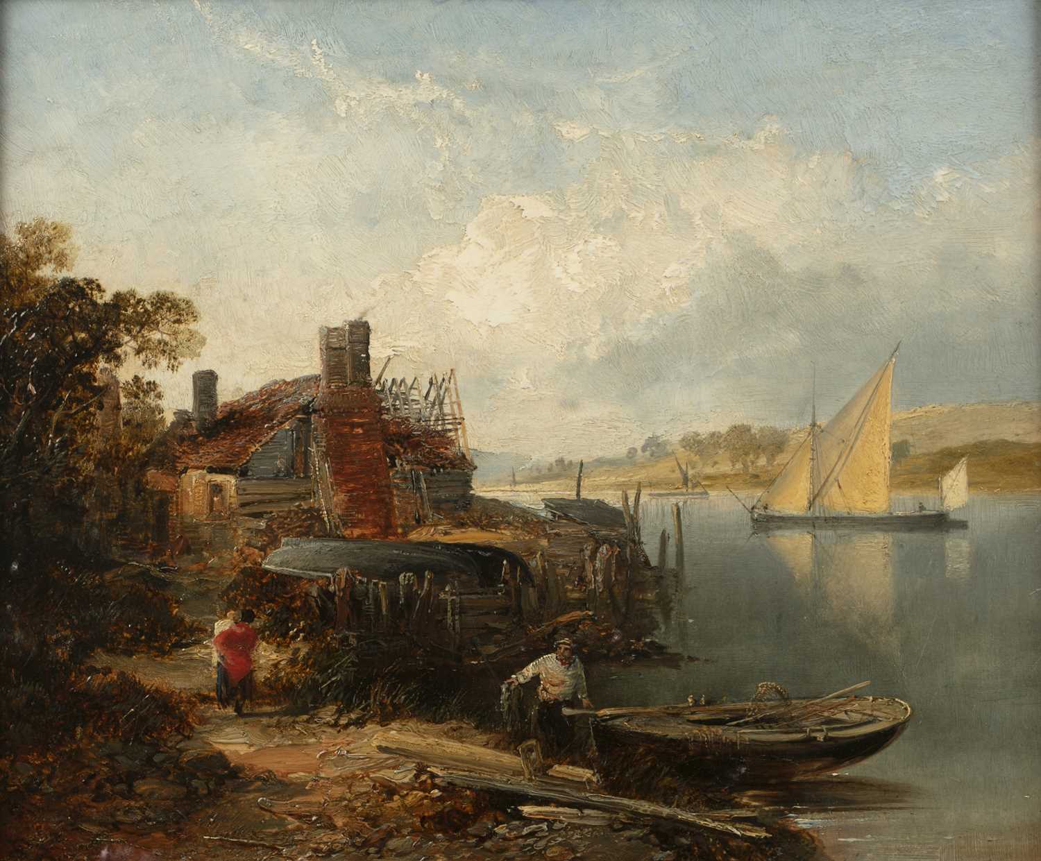 Lot 112 - Edmund John Niemann (1813-1876) 'The Medway...