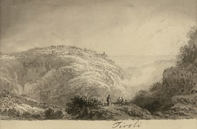 Lot 122 - John Glover (1767-1849) 'Tivoli', pen and grey...