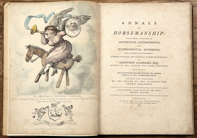 Lot 430 - Annals of Horsemanship book communicated by...