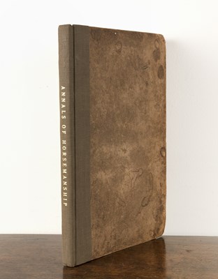 Lot 430 - Annals of Horsemanship book communicated by...
