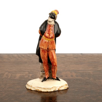 Lot 400 - Nove porcelain model of Il Dottore Italian,...