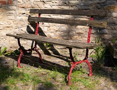 Lot 1268 - A garden bench