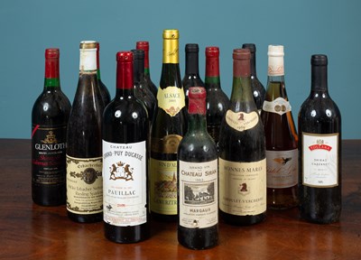 Lot 1012 - A collection of various wines