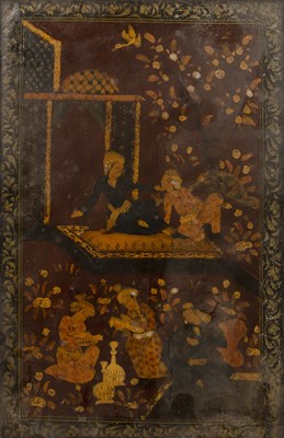 Lot 321 - Mughal School Indian, 19th Century painted or...